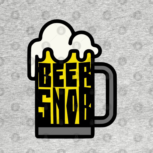 Beer Snob by MidniteSnackTees